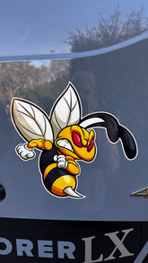 Large Angry Bee , Hornet sticker decal for RV Motorhome,, truck, ute, 4x4 vehicl
