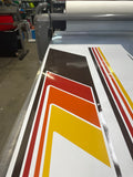 vehicle Side stripes retro colours suitable for landcruiser jeep van motorhome truck pinstripes