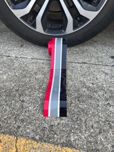 Red Grey Black Pinstripe Vinyl Decal – Waterproof Van Stripe for Campervan, RV, Kombi, Transit | DIY Vehicle Graphics