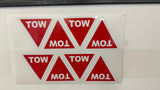 High-Quality TOW Point Stickers – 8 Pack Racing Decals for Ultimate Performance