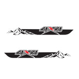 2x Mountain Side Door Fender Skirt Stripes Decals universal - Mega Sticker Store