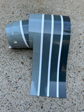 Grey & Black Pinstripe Vinyl Decal for Campervan | Custom Van Stripe Sticker