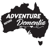 Adventure Before Dementia Car Sticker - Embrace Your Journey with Our Vibrant Vinyl Decal