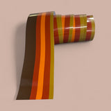 Brown Retro stripe pinstripe vehicle sticker decal van motorhome camper RV motorhome 4x4