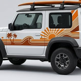 Desert Sunset Surf retro pinstripe for Suzuki Jimny