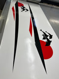 Dolphin Gloss Vinyl Stripe Decal for Boats, Caravans and RVs, Custom Colours and Sizes Available