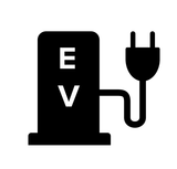 EV Electric vehicle fuel cap sticker decal