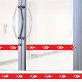 Glass door safety stickers , Door strips, Window film home or office Etched film