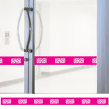 Glass door safety stickers , Door strips, Window film home or office Etched film