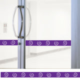 Glass door safety stickers , Door strips, Window film home or office Etched film