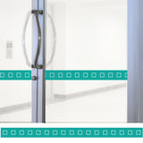 Glass door safety stickers , Door strips, Window film home or office Etched film