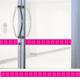 Glass door safety stickers , Door strips, Window film home or office Etched film