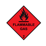 Vinyl Flammable Gas 2 Label Sticker Decal (Copy)