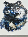 1m-Wild-and-free-wolf-sticker-RV--motorhome-decal,-vehicle-sticker