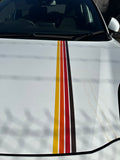 Stunning Retro coloured pinstripes for your vehicle 2500mm x 80mm, orange, yellow browish tones