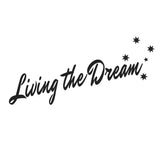 57cm Living the dream Australian Southern cross car sticker