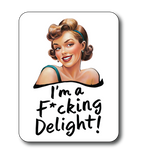 Qty 1 per sale Sarcastic pin up girl funny stickers vehicle laptop window (Copy)