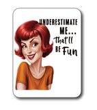 Qty 1 per sale Sarcastic pin up girl funny stickers vehicle laptop window (Copy)