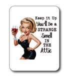 Qty 1 per sale Sarcastic pin up girl funny stickers vehicle laptop window (Copy)