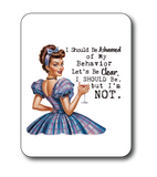 Qty 1 per sale Sarcastic pin up girl funny stickers vehicle laptop window (Copy)