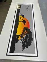 Sticker featuring kangaroo with a Australian Sunset