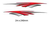 VEHICLE STRIPE 001 FOR BOAT, RV MOTORHOME OR OTHER LARGE VEHICLE