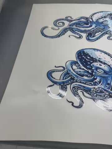 Octopus Sticker Decal for Car, Boat, Motorhome, Man Cave, Bumper, Fridge, Toolbox, Window