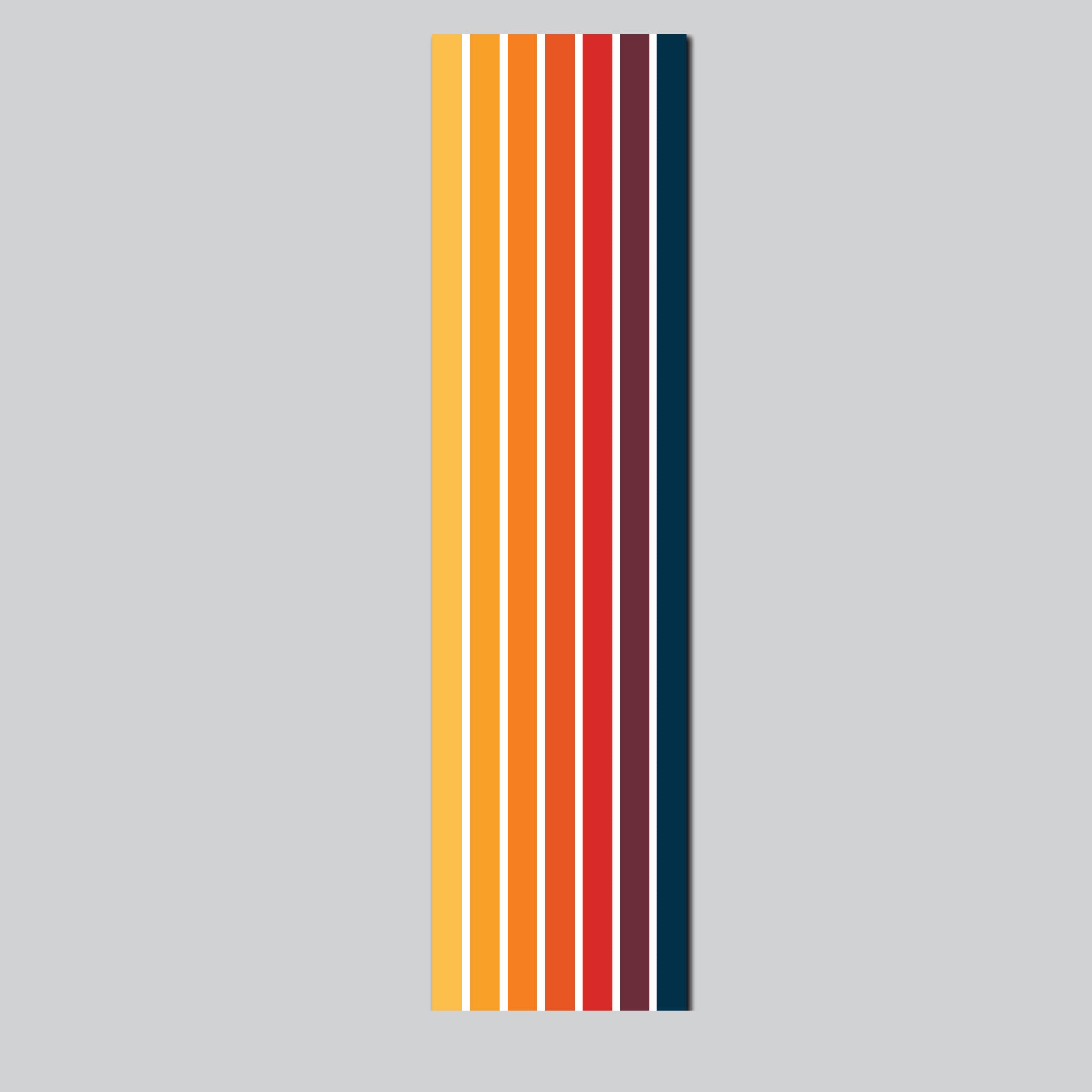 Vintage-Inspired Orange Stripe Vehicle Decal: Custom Pinstripe for Cars, RVs, Vans & Motorhomes