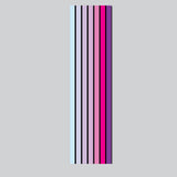 Retro stripe pinstripe vehicle sticker decal van motorhome camper RV greens and pink purple - Mega Sticker Store