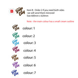 Retro Pinstripe vehicle decal sticker motorhome van life camper mercedes Sprinter body kit universal