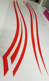 1600mm Vehicle Stripes for Horsefloat, Trailer, Campervan, RV, and Motor Home - Custom DecalsSticker Store