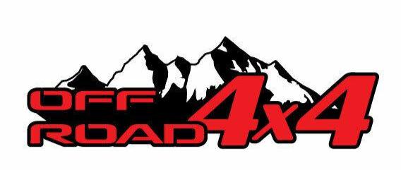 4x4 Mountain Graphic Sticker for Ute Truck Caravan Camper