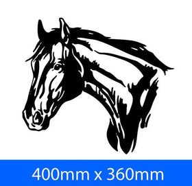 1 x LARGE HORSE  DECAL UTE 4WD HORSE FLOAT TRUCK STYLE 004