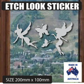 FAIRY FROSTED ETCH GLASS SAFETY STICKER DOOR WINDOW STICKERS