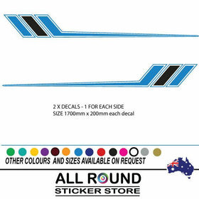 1.7m  Universal Pin Stripe Decals for vehicle, boat , horse float RV motorhome