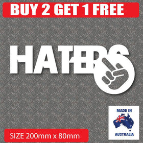 Fck HatersCar Sticker JDM Drift decals 001