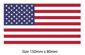 American Flag sticker