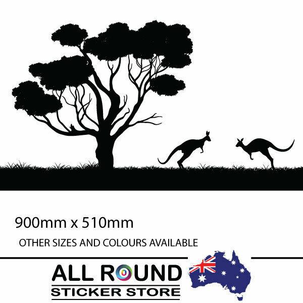 [Best Selling Trending Australian Australian Kangaroo Landscape Sticker for Cars, RVs & 4x4s