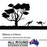 [Best Selling Trending Australian Australian Kangaroo Landscape Sticker for Cars, RVs & 4x4s