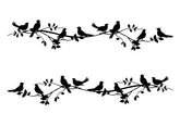 Birds on branch vehicle sticker decal