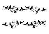 Birds on branch vehicle sticker decal