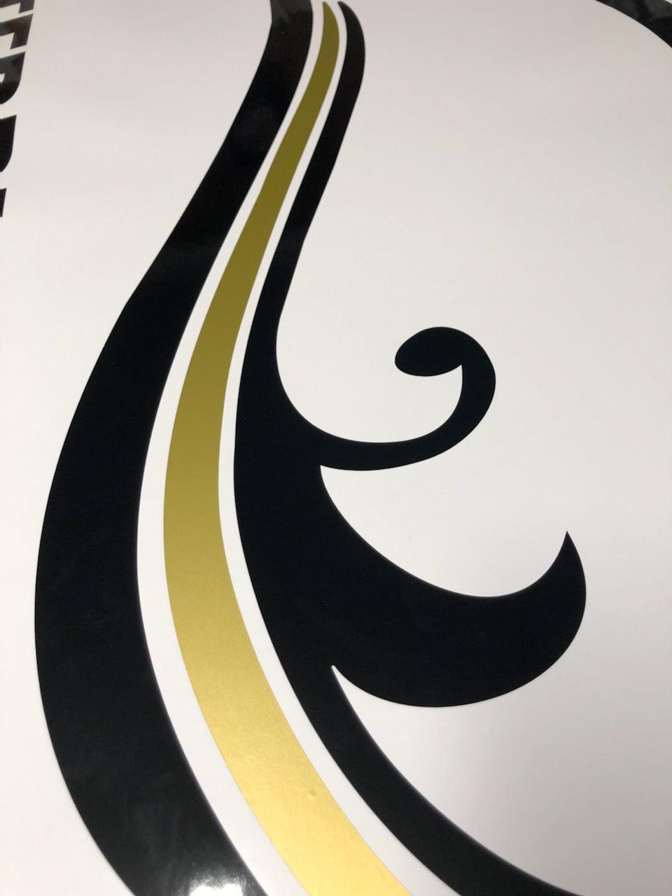 2.4m Wave Design Stripe for Motorhome, Boat , vehicle - Mega Sticker Store