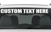 Custom windscreen sticker Windsheild Name Lettering
