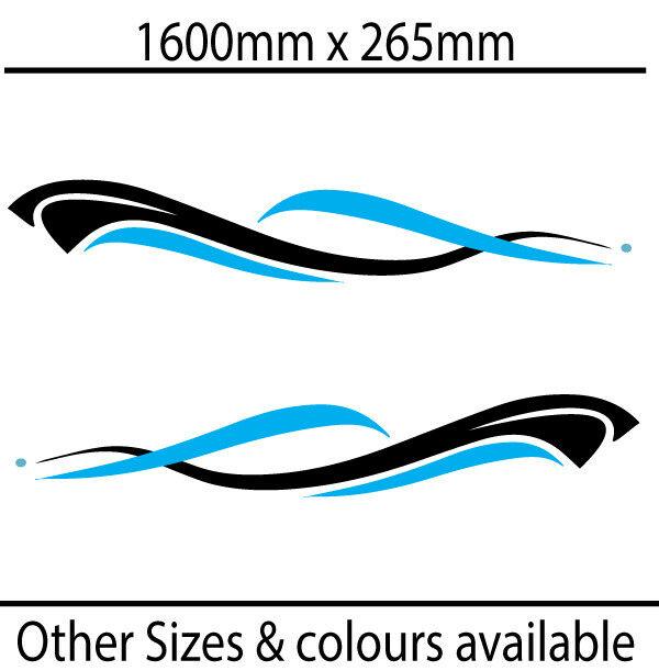 Customizable Stripe Decals for Motorhomes, Campervans, Horse Floats & Boats - Adhesive Sticker Set