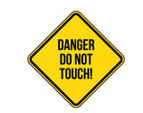 [Danger do not enter sticker