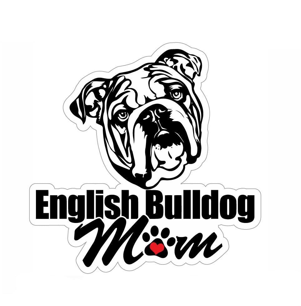 English bulldog car window decals store