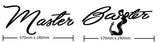 Funny Fishing sticker Master Baitor for boat
