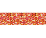 Hippy Flower pattern Pinstripe vehicle sticker decal car motorhome van life 4x4 4wd stripe graphic - Mega Sticker Store