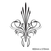 Pinstripe Scroll sticker decals for horse float, trucks, trailers, vehicles made in Australia - Mega Sticker Store