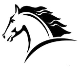 Large Horse Head Vinyl Sticker Decal
